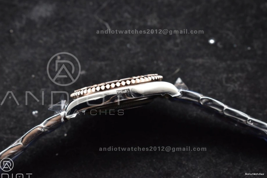 Best Minimalist Case Yacht-Master Dial Edition 37mm 268621 1216 and CVSF 316L A Black SS 1:1 RG Bracelet 0403